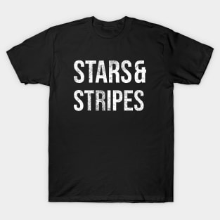 Stars and Stripes: 4th of july celebration gift idea T-Shirt